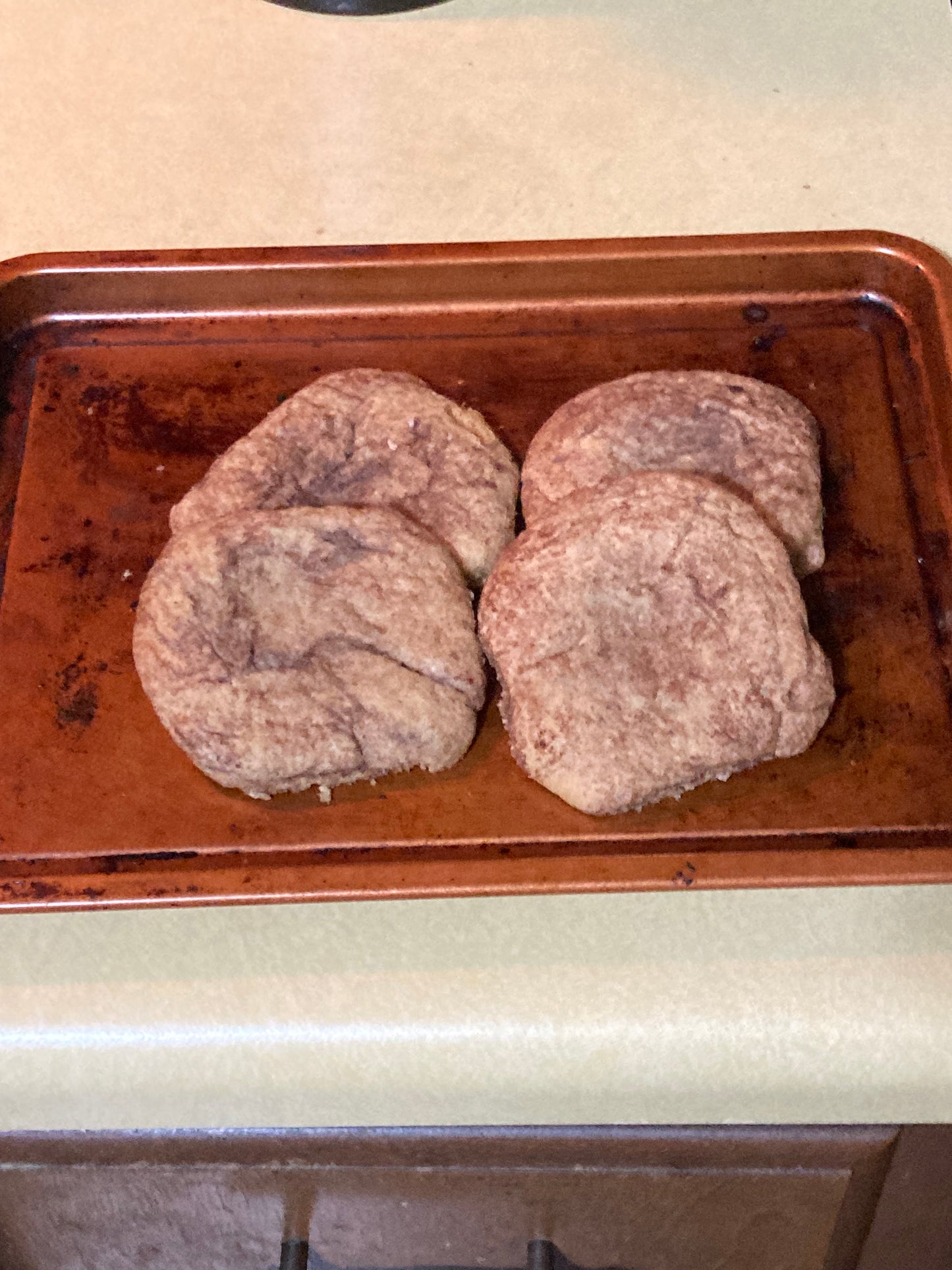 Apple Cider Snickerdoodle Cookies