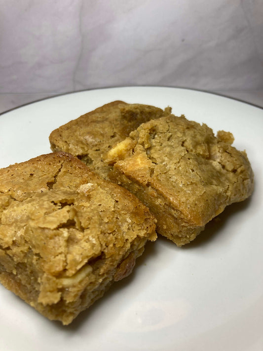 White Chocolate Chip Blondie Bites